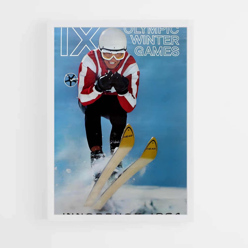 Poster Snowboard Legend – affiche Jeux Olympiques (vue 3)